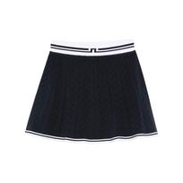 Mini sijonas moterims, Mėlyna, Pamela pointelle knitted skirt