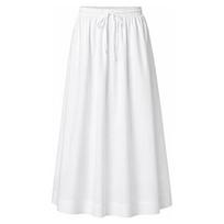 Midi sijonas moterims, Balta, Skirt