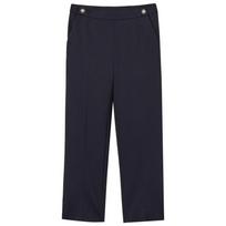 Kelnės moterims, Mėlyna, High-waisted cigarete trousers