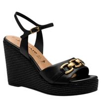 Basutės moterims, Juoda, Sandals