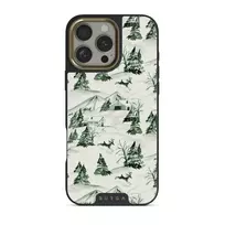 Pine Lodge - iPhone 16 Pro Case, Elite Dark (MagSafe) / Gold