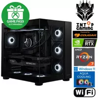 INTOP AQUA Ryzen 7 7800X3D 32GB 1TB SSD RTX5070 12GB WiFi WIN11 POWERED BY COUGAR