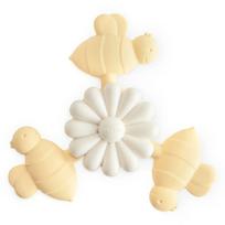 Mushie prilimpantis sukamasis žaislas Spinner Bee