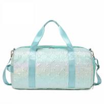 Mint Green Aurora Travel Bag Large Capacity Leisure Travel One Shoulder Crossbody Bag Sports Fitness Luggage Bag 47*22*24cm