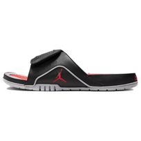 Air Jordan Hydro 4 Retro Slide Black Cement Men Sneakers Cement-Grey Fire-Red 532225-060 46