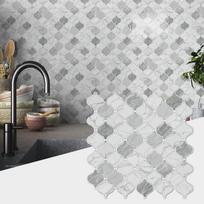 Simple Art Special-Shaped Tile Sticker, Self-Adhesive Wall Sticker, Kitchen Bathroom Pvc Waterproof Wallpaper Wallpaper 1 piece