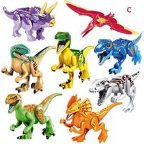 2025 Juros periodo dinozaurai Tironozavras Reksas Vivernas Velociraptorius Stegozauras Statybiniai kaladėlės Žaislai vaikams Kaladėlės Figūrėlės Žaislas