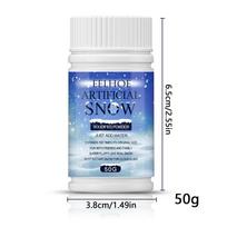 Instant Artificial Snow Powder Winter Fake Snow for Christmas Decor Play Kids Toy Gift Box Tree Window New Year Party Decoration