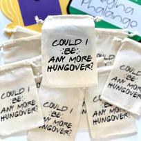 5pcs hangover kit bags Bride to be girls trip Bach weekend friends theme Bachelorette hen Party Bridal Shower wedding gift favor 13x18cm&5 pieces