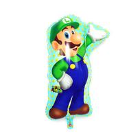 1 vnt. Super Mario Balionas vakarėliui Klasikiniai žaislai Mario Bros Mylar folijos Balionas vaikiškas žaislas 68*45cm green