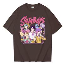 Kpop Demon Hunters Saja Boys T-Shirt - Harajuku Style O-Neck Tee  Official Fan Gift & Collectible Merchandise S