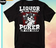 Alkoholis priekyje, pokeris gale Unisex Unisex marškinėliai XXL