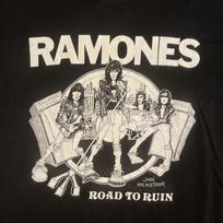 Ramones LIVE 1988 Punk Tour Marškinėliai Unisex Medvilniniai S-4XL M236 Unisex Marškinėliai L gray
