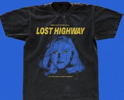 26 Lost Highway movie t-shirt  David Lynch classic film tshirt  trendy black Men’s Unisex T-Shirt M