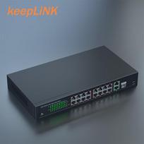 keepLINK KP-9000 16-Port 100Mbps PoE Unmanaged Switch