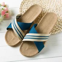 All- Linen Slippers, Indoor Home Slippers 44