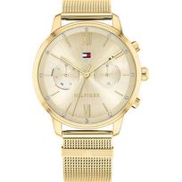 Tommy Hilfiger Blake Gold Dial Metal Strap Women's Quartz Watch 1782302 auksas