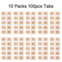 100pcs Strongest Glue Tabs Nasal Breathing Dilators Refills Starter Kit Nose Breathe Strips Magnetic Nasal Strips Reduce Snoring geltona