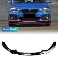 For BMW F20 F21 M-Sport Maxton Style Front Bumper Lip Spoiler Splitter Diffuser 118i 120d 120i M135i M140i 2015-2019 LCI Bodykit