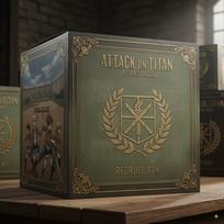 Attack on Titan Paslaptinga dėžutė Shingeki no Kyojin Anime figūrėlių rinkinys Eren Mikasa Levi Veiksmo figūrėlė Kolekcionuojamas stalo dekoras Graži dovana