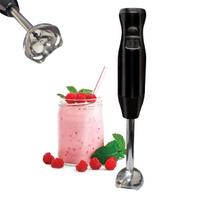 Electric Immersion Hand Blender,food Grade Stainless Steel, 2-Speed Control One Hand Mixer,kitchen Accessories EU PLUG/BLACK juoda