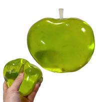 Green Apple Stress Ball Soft Fidget Sensory Toy For Adhd Autism Slow Rebound Toy For Adults Kids Christmas Gift