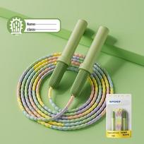 ZHEFENAI Weighted Steel Wire Jump Rope žalia