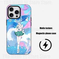 Wolf Girl Cang Lan Silicone Soft Case For iPhone 17,16,15,14,13,12,11 Pro Max For Magnetic Shell Frosted Cover iPhone11PROMAX