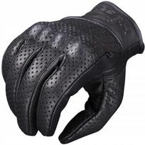 Husar Breeze Skórzane Rękawice Motocyklowe Rękawiczki Czarne Męskie L