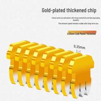 SAMZHE Cat6 RJ45 Network Connectors (8P8C)