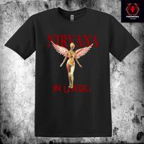 26 Nirvana  In Utero  Heavy Metal Rock Band Unisex Heavy Cotton T-SHIRT S-3XL  Unisex T-Shirt S įvairiaspalvis