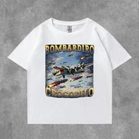 Hot Sale New Tralalero Tralala Funny Shark Meme print T shirt Unisex Women harajuku Trend short sleeve Tshirts Unisex Cotton Tops S