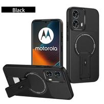 For Motorola Edge 50 Fusion Case Moto Edge 50 Fusion Phone Case Edge50 Fusion Cover Magnetic Mounting Bracket Protect Back Cover Motorola Edge 50 Fusion