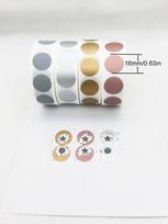 1000Pcs Scratch Off Sticker 16*16mm  Silver Rose  Color Blank For Secret Code Cover Home Game Wedding Scratch Off Sticker juoda