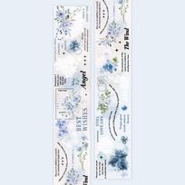 Mr. Paper, 6 Styles, 200cm/roll, Matte PET Lace Floral Tape, Scrapbook Diary Collage Decorative Sticker Tape