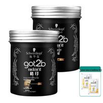 Schwarzkopf GOT2B Styling Hair Wax & Repair Shampoo Set