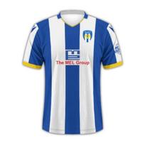 Futbolo marškinėliai Colchester United 2026 Namų komplektas 3D spausdinta suaugusiųjų vaikų sportinio stiliaus marškinėliai Šeimos derinimas Greitai džiūstantys minkšti lengvi S