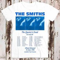 230 g/m² 100% medvilnė The Smiths JAV turas 86 Karalienė yra mirusi Marškinėliai Roko muzika Šiokia tokia dovana Vintažiniai Vyriški Moteriški Unisex Marškinėliai 8007 S įvairiaspalvis