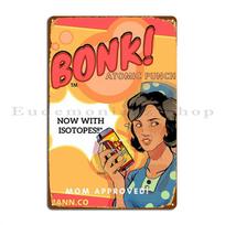 DORA Tin Sign Bonk Atomic Punch Poster Sticker Metal Sign Plaques Club Printing Sign Pub Wall Decor Tin Sign Poster 20x30cm（7.8x11.8inch）