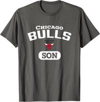 NBA Chicago Bulls Son Arched Team Logo T-Shirt S įvairiaspalvis