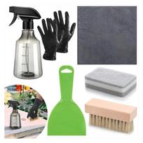 Grave Marker Cleaning Tool Set Gentle on Stone Surfaces 7 Pieces Microfibre 1