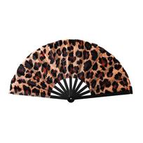 Durable Plastic Decorative Fan 33cm Kung Fu Design Halloween Costume Accessory For Themed Parties