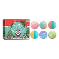 Limited time!!Oceaura Christmas Colored Bath Bombs  Bubble Shower Fragrance, Moisturizing, Long-Lasting Scent, Plant-Based Cleansing Bath Balls