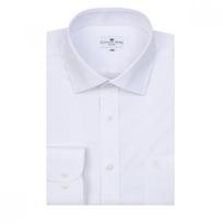 Countess Mara Regular Fit Long Sleeve Shirt Spandex Bamboo Solid White Cdcz1b530 white/95