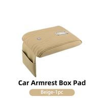 Leather Car Armrest Protection Pad Tissue Storage Bag Armrest Cushion For Proton Exora Iriz R3 Wira Saga Satria Magma X50 V6 X70