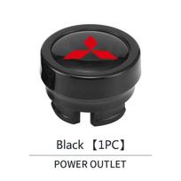 Car Cigarette Lighter Cover DustProof Cover Dustproof Cap Plug For Mitsubishi Outlander Pajero Sport Lancer ASX L200 Eclip juoda