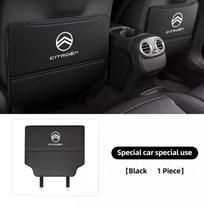 Car Seat Back Protection Anti-Kick Pad Rear Seat Storage Bag For Citroen e-C3 e-C4 X C5X C3 C4 Cactus Picasso C-Crosser C6 C1 C2