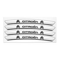 3D Aluminum Car Wheel Rims Racing Stickers Badge Auto Decoration For Citroen Celysee C6 C3 C5 C1 C2 Cactus Aircross Picasso