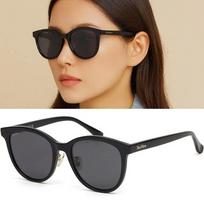 MaxMara Sunglasses MM0107K 01A Black Round Horn-rimmed, worn by Han Hyo-joo
