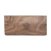 Wooden Keyboard Wrist Rest 6.69x3.15  Mouse Pad Easy Typing Universal for Mechanical Keyboards Comfortable Support Anti Slip